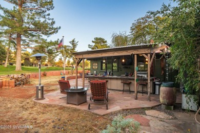 45 Yellow Hat Cr, with its pie-shaped walled lot, will wrap its on Oakcreek Country Club in Arizona - for sale on GolfHomes.com, golf home, golf lot