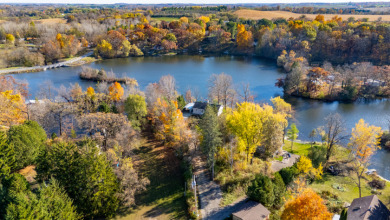 Lake Bernice 300+ ft of frontage. on Auburn Bluff Golf Course in Wisconsin - for sale on GolfHomes.com, golf home, golf lot