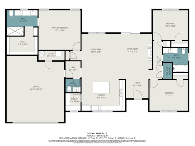 Discover your dream home with effortless living and modern on Oak Ridge Golf Club in Michigan - for sale on GolfHomes.com, golf home, golf lot