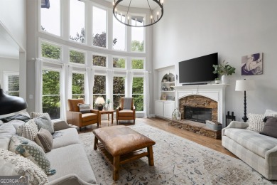 Stunning beauty surrounds this graceful home, custom designed on Bentwater Golf Club in Georgia - for sale on GolfHomes.com, golf home, golf lot