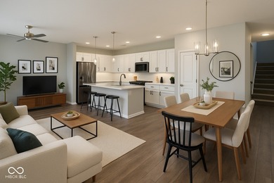 Discover the perfect blend of timeless charm and modern comfort on The Fort Golf Course in Indiana - for sale on GolfHomes.com, golf home, golf lot