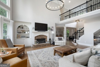 Stunning beauty surrounds this graceful home, custom designed on Bentwater Golf Club in Georgia - for sale on GolfHomes.com, golf home, golf lot