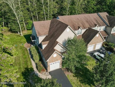 Experience Luxury & Maintenance Free Living in this END UNIT on Country Club of the Poconos Golf Course in Pennsylvania - for sale on GolfHomes.com, golf home, golf lot