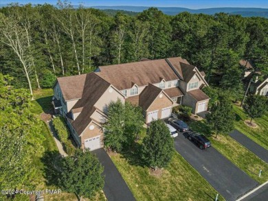 Experience Luxury & Maintenance Free Living in this END UNIT on Country Club of the Poconos Golf Course in Pennsylvania - for sale on GolfHomes.com, golf home, golf lot