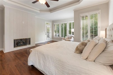 Modern luxury meets classic Southern charm in this iconic Laurel on Laurel Springs Golf Club in Georgia - for sale on GolfHomes.com, golf home, golf lot