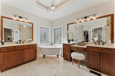 Modern luxury meets classic Southern charm in this iconic Laurel on Laurel Springs Golf Club in Georgia - for sale on GolfHomes.com, golf home, golf lot