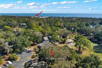 Experience the coastal lifestyle in this updated, furnished on Shipyard Golf Club in South Carolina - for sale on GolfHomes.com, golf home, golf lot