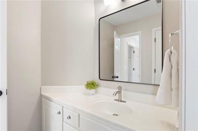 Modern luxury meets classic Southern charm in this iconic Laurel on Laurel Springs Golf Club in Georgia - for sale on GolfHomes.com, golf home, golf lot