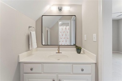 Modern luxury meets classic Southern charm in this iconic Laurel on Laurel Springs Golf Club in Georgia - for sale on GolfHomes.com, golf home, golf lot