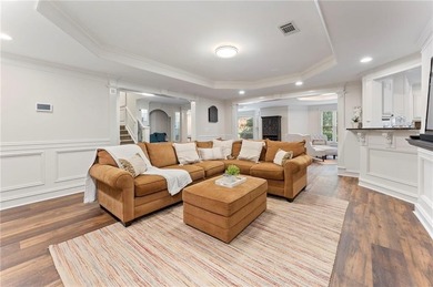 Modern luxury meets classic Southern charm in this iconic Laurel on Laurel Springs Golf Club in Georgia - for sale on GolfHomes.com, golf home, golf lot