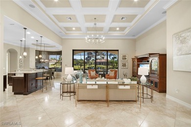 Lakoya's popular Muirfield floor plan is showcased in this on The Classics Country Club At Lely Resort in Florida - for sale on GolfHomes.com, golf home, golf lot