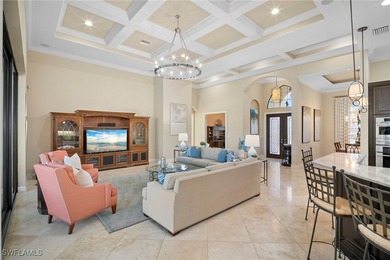 Lakoya's popular Muirfield floor plan is showcased in this on The Classics Country Club At Lely Resort in Florida - for sale on GolfHomes.com, golf home, golf lot