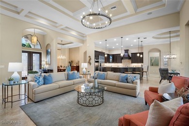 Lakoya's popular Muirfield floor plan is showcased in this on The Classics Country Club At Lely Resort in Florida - for sale on GolfHomes.com, golf home, golf lot