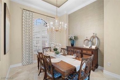 Lakoya's popular Muirfield floor plan is showcased in this on The Classics Country Club At Lely Resort in Florida - for sale on GolfHomes.com, golf home, golf lot