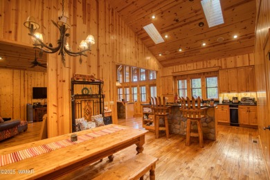 Beautiful 5 Bedroom mountain home inside the gates of White on White Mountain Country Club in Arizona - for sale on GolfHomes.com, golf home, golf lot