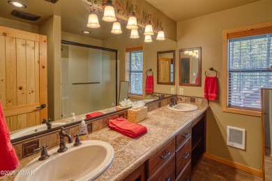 Beautiful 5 Bedroom mountain home inside the gates of White on White Mountain Country Club in Arizona - for sale on GolfHomes.com, golf home, golf lot