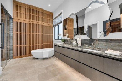 This residence has been completely reimagined in 2024 with a on Grey Oaks Golf and Country Club in Florida - for sale on GolfHomes.com, golf home, golf lot