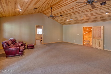 Beautiful 5 Bedroom mountain home inside the gates of White on White Mountain Country Club in Arizona - for sale on GolfHomes.com, golf home, golf lot