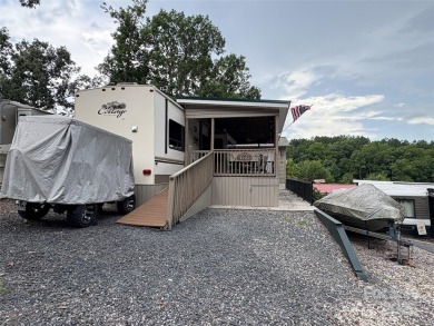 Spacious RV on deeded lot inside *BSR*. Boat & golf cart on Old North State Club at Uwharrie Point Golf community in North Carolina - for sale on GolfHomes.com, golf home, golf lot