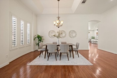 Experience elevated living in this stunning single-story home on Wildhorse Golf Club of Robson Ranch in Texas - for sale on GolfHomes.com, golf home, golf lot