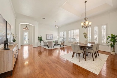 Experience elevated living in this stunning single-story home on Wildhorse Golf Club of Robson Ranch in Texas - for sale on GolfHomes.com, golf home, golf lot