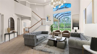 Discover the exquisite Diplomat floorplan at Belle Lago on Estero Country Club in Florida - for sale on GolfHomes.com, golf home, golf lot