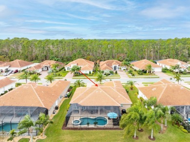 Modern elegance meets serene golf course views in this like-new on Venetian Bay Golf Course in Florida - for sale on GolfHomes.com, golf home, golf lot