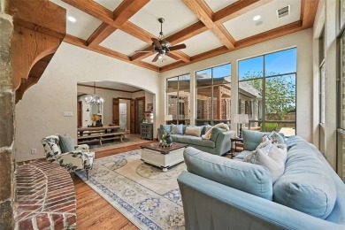 SANDERS CUSTOM HOME WITH A PRIVATE BACKYARD SANCTUARY IN on Bridlewood Golf Course in Texas - for sale on GolfHomes.com, golf home, golf lot