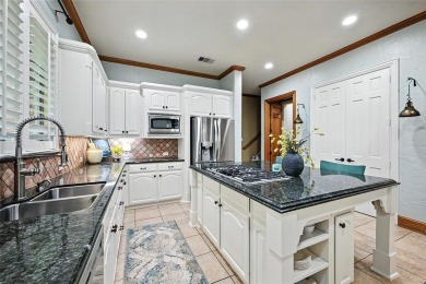 SANDERS CUSTOM HOME WITH A PRIVATE BACKYARD SANCTUARY IN on Bridlewood Golf Course in Texas - for sale on GolfHomes.com, golf home, golf lot