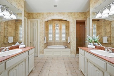 SANDERS CUSTOM HOME WITH A PRIVATE BACKYARD SANCTUARY IN on Bridlewood Golf Course in Texas - for sale on GolfHomes.com, golf home, golf lot