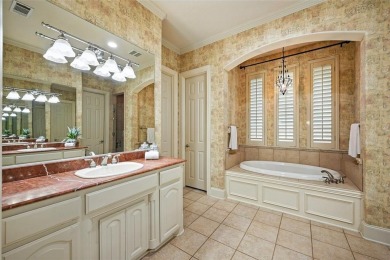 SANDERS CUSTOM HOME WITH A PRIVATE BACKYARD SANCTUARY IN on Bridlewood Golf Course in Texas - for sale on GolfHomes.com, golf home, golf lot