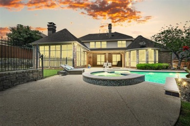 SANDERS CUSTOM HOME WITH A PRIVATE BACKYARD SANCTUARY IN on Bridlewood Golf Course in Texas - for sale on GolfHomes.com, golf home, golf lot