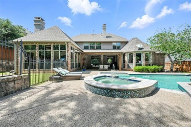SANDERS CUSTOM HOME WITH A PRIVATE BACKYARD SANCTUARY IN on Bridlewood Golf Course in Texas - for sale on GolfHomes.com, golf home, golf lot