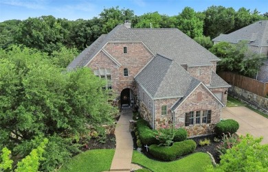 SANDERS CUSTOM HOME WITH A PRIVATE BACKYARD SANCTUARY IN on Bridlewood Golf Course in Texas - for sale on GolfHomes.com, golf home, golf lot