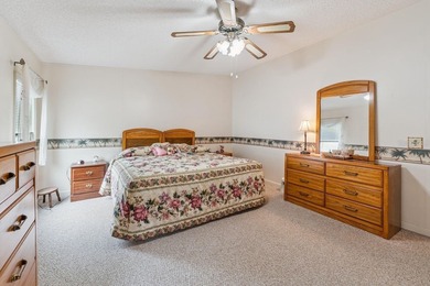 Welcome home to this well-loved, fully furnished 2-bedroom on Lake Henry Golf Club in Florida - for sale on GolfHomes.com, golf home, golf lot