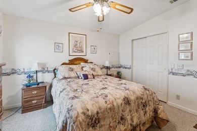 Welcome home to this well-loved, fully furnished 2-bedroom on Lake Henry Golf Club in Florida - for sale on GolfHomes.com, golf home, golf lot