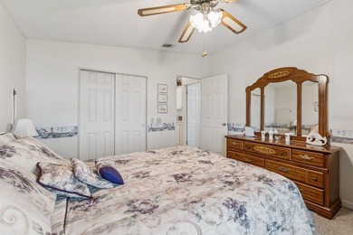 Welcome home to this well-loved, fully furnished 2-bedroom on Lake Henry Golf Club in Florida - for sale on GolfHomes.com, golf home, golf lot