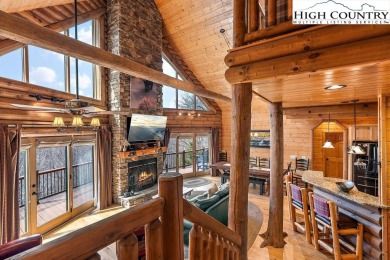 NOTHING BETTER than a rustic contemporary 5 bedroom retreat on on Beech Mountain Club in North Carolina - for sale on GolfHomes.com, golf home, golf lot