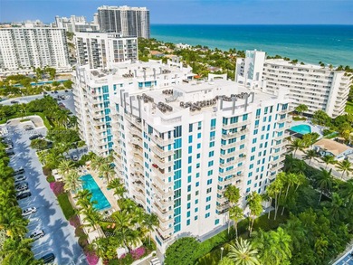 Enjoy ocean & city views from the expansive terrace of this on Coral Ridge Country Club in Florida - for sale on GolfHomes.com, golf home, golf lot