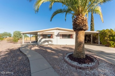 This charming 3-bedroom, 1.75-bath home is nestled on a quiet on Fountain of the Sun Country Club in Arizona - for sale on GolfHomes.com, golf home, golf lot