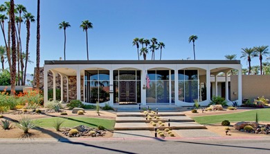 Come Experience the ICONIC CHARM of TRUE MID CENTURY MODERN on Desert Horizons Country Club in California - for sale on GolfHomes.com, golf home, golf lot