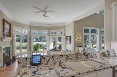 The setting is perfect and the home just right! Located on a on Colleton River Plantation Club in South Carolina - for sale on GolfHomes.com, golf home, golf lot