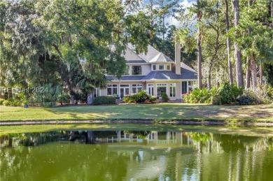 The setting is perfect and the home just right! Located on a on Colleton River Plantation Club in South Carolina - for sale on GolfHomes.com, golf home, golf lot