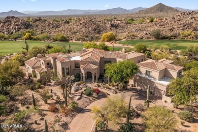 Tucked behind the guard gates of prestigious Candlewood Estates on Troon North Golf Club  in Arizona - for sale on GolfHomes.com, golf home, golf lot