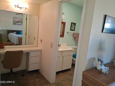 Rare 3-bedroom townhouse with an oversized private backyard! on Sun City Lakes West and East in Arizona - for sale on GolfHomes.com, golf home, golf lot