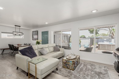 This home has a new roof, new HV/AC system, both replaced last on Encanto 18 Golf Course in Arizona - for sale on GolfHomes.com, golf home, golf lot