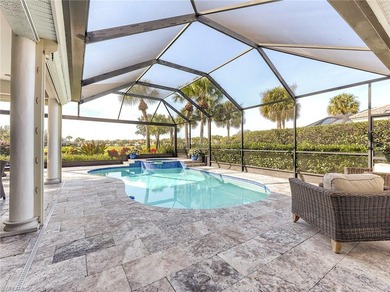 This attractive home sits on a beautifully landscaped lot in the on Shadow Wood Country Club in Florida - for sale on GolfHomes.com, golf home, golf lot