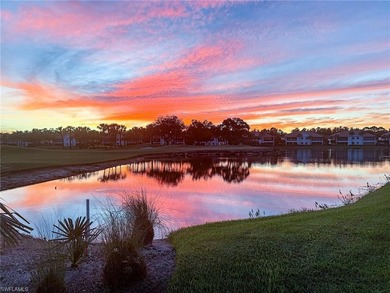 This attractive home sits on a beautifully landscaped lot in the on Shadow Wood Country Club in Florida - for sale on GolfHomes.com, golf home, golf lot