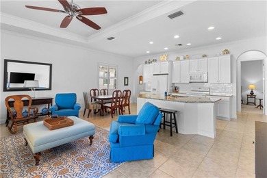 Elegant 2 bedroom + Den, 2 bathroom open concept Valencia model on Pelican Preserve Golf Club in Florida - for sale on GolfHomes.com, golf home, golf lot