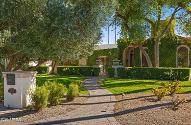 This elegant European-style estate, tucked within one of on Camelback Golf Club in Arizona - for sale on GolfHomes.com, golf home, golf lot